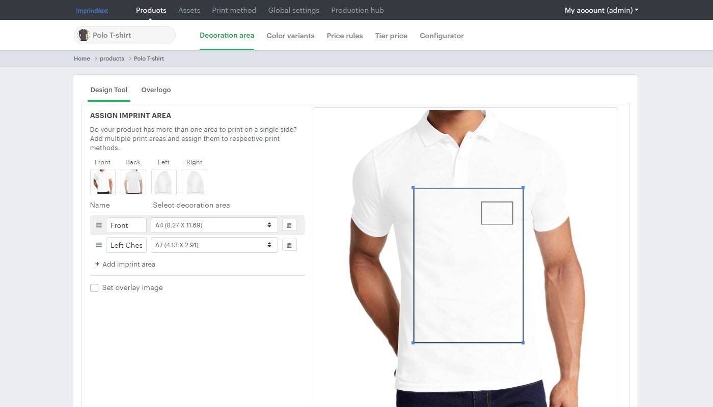 inkXE backend admin panel 